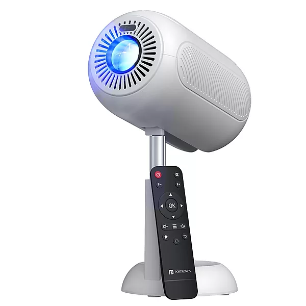 Portronics Beem 540 4K Projector – Budget-friendly, compact, stunning visuals, vibrant colors. Perfect for movies, gaming & home theater setup.