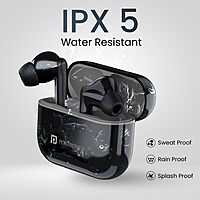 Portronics Twins S6 – TWS Earbuds, 50H Playtime, Black. Enjoy seamless connectivity, deep bass, and crystal-clear sound. Perfect for music lovers and on-the-go lifestyles. Grab yours now!