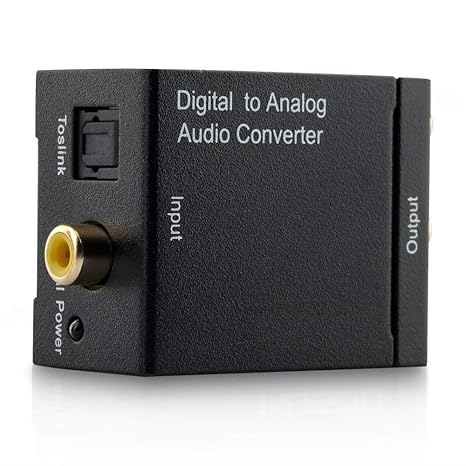 Digital to Analog Audio Converter | SPDIF Optical & Coax to RCA | 2.1 Stereo Adapter for TV, Speakers & Home Audio Digital to Analog Audio Converter | SPDIF Optical & Coax to RCA | 2.1 Stereo Adapter for TV, Speakers & Home Audio