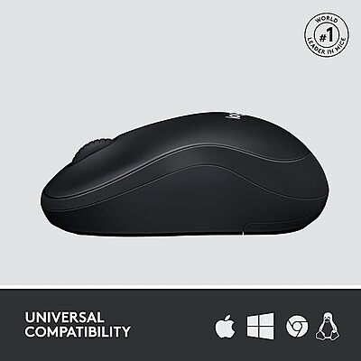 Open Box Logitech M220 / Silent Buttons, 1000 DPI Tracking, Ambidextrous Wireless Optical Mouse