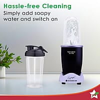 Wonderchef Nutri-blend Activ Mixer Grinder Blender, Smoothie Maker, 500W 22000 RPM 100% Full Copper Motor, 2 Unbreakable Jars