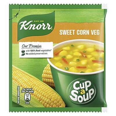 Knorr Sweet Corn Veg Soup, 10g