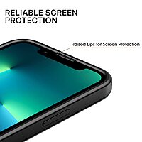 GRIPP Amaze Back Case Compatible iPhone 13 Pro Max 6.7 inch Scratch Resistance PC Shield with Tough Bumper Drop Tested Total Protection Back Cover - (Black)