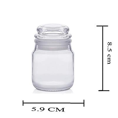 130ml DOME Glass Jar with Clear Cap 130ml DOME Glass Jar with Clear Cap