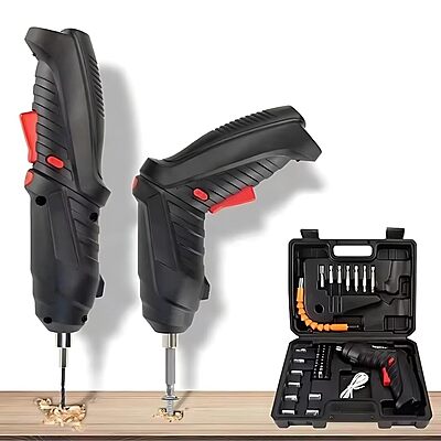 Electric Screwdriver Cordless Screwdriver Set Automatic Rechargeable Portable Maximum Torsion Power Screwdriver