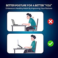 Portronics My Buddy AIR 4 Laptop Stand – Multi-Level | RGB Lighting | Cooling Fan | Black