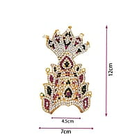 God Ornament Amman Face/Mugam with Naga Crown/Kireedom and Lotus Attigai