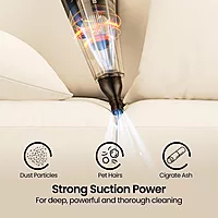 Portronics Mopcop Cordless Vacuum Cleaner – Black: Lightweight, powerful, cordless vacuum ideal for quick clean-ups with strong suction and sleek design.