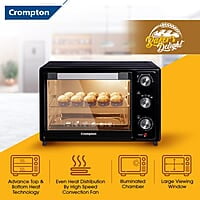 Crompton Baker's Delight 25 Ltr Oven Toaster Grill (OTG) with convection