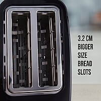 Havells Crisp Plus 750 Watts Pop up Toaster (Black)