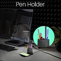 Portronics Brillo II – A stylish lamp with wireless charging, adjustable brightness, ideal for bedside or workspace, blending design and functionality.