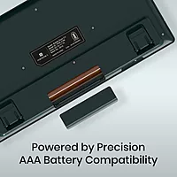 Portronics Bubble Dock 2.0 Bluetooth + Wireless Keyboard – Multimedia Keys | Green | 1 Year Warranty