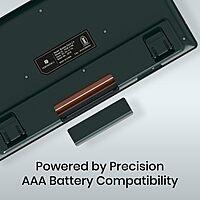 Portronics Bubble Dock 2.0 Bluetooth + Wireless Keyboard – Multimedia Keys | Green | 1 Year Warranty