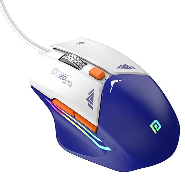 Portronics Vader Gaming Mouse – USB Wired | Blue | 1 Year Warranty