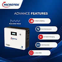 Microtek I-Lithium WiFi 3000 SW 3000VA/2400W 25.6V Lithium Inverter