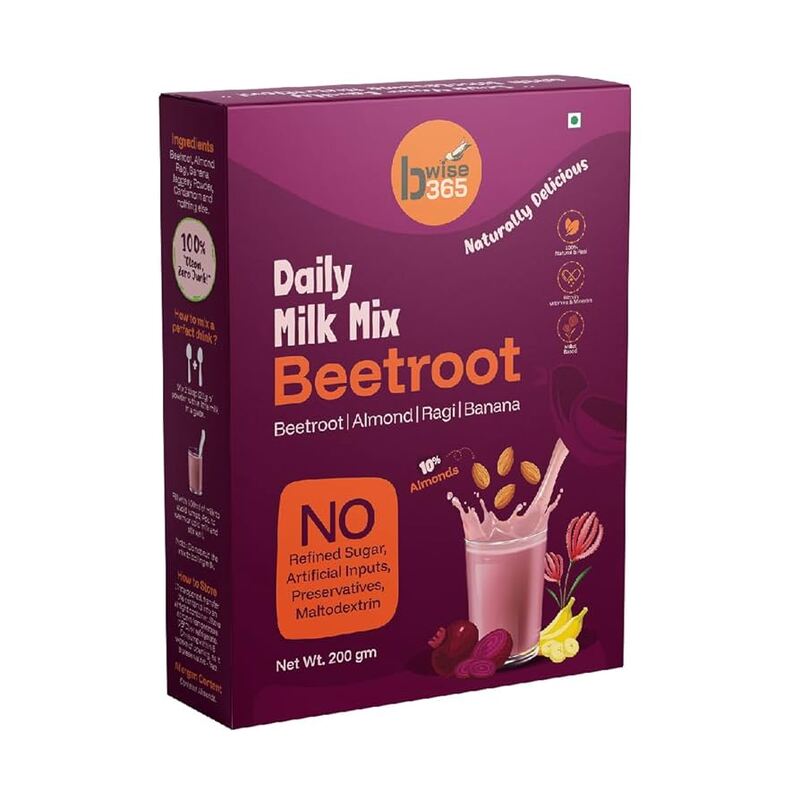B WISE 365 DAILY MILK MIX BEETEOOT 200GMS