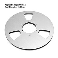 Aluminum NAB Empty Reel 1/4 x 10.5" - 10.5I-ALU-NAB-ER