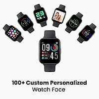 Zebronics Zeb-Fit1220CH Smart Fitness Band, 2.5D Curved Glass Full Touch Display, SpO2, BP