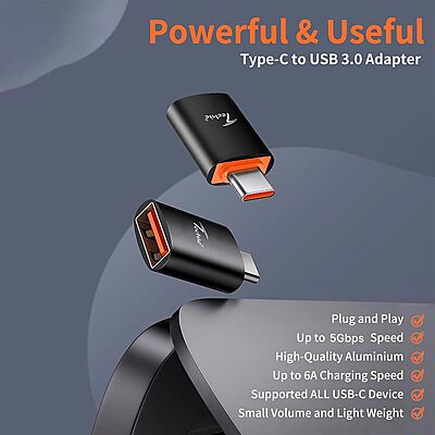 Techie USB-C to USB-A Converter (CONV9)