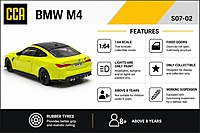 CCA 1:64 BMW M4 Lime Green