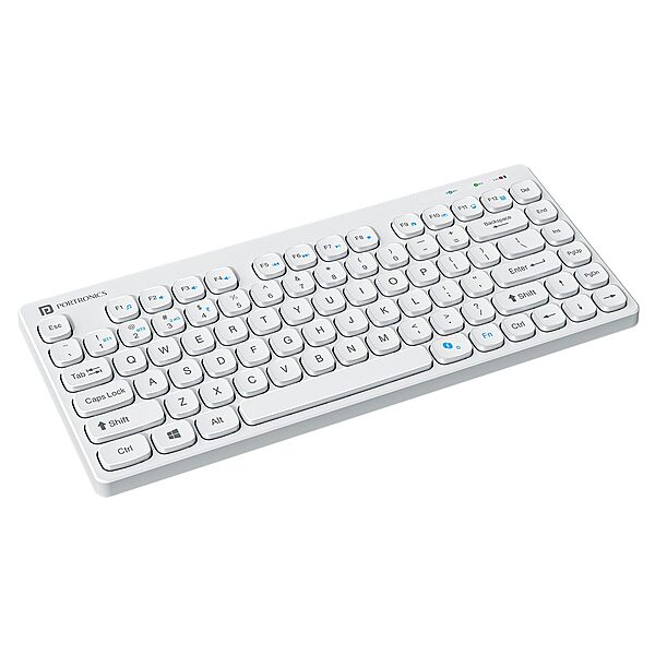 Portronics Wireless TKL Keyboard offers Bluetooth 5.3, compact design, responsive keys, long battery life, lightweight, and portable for convenience.