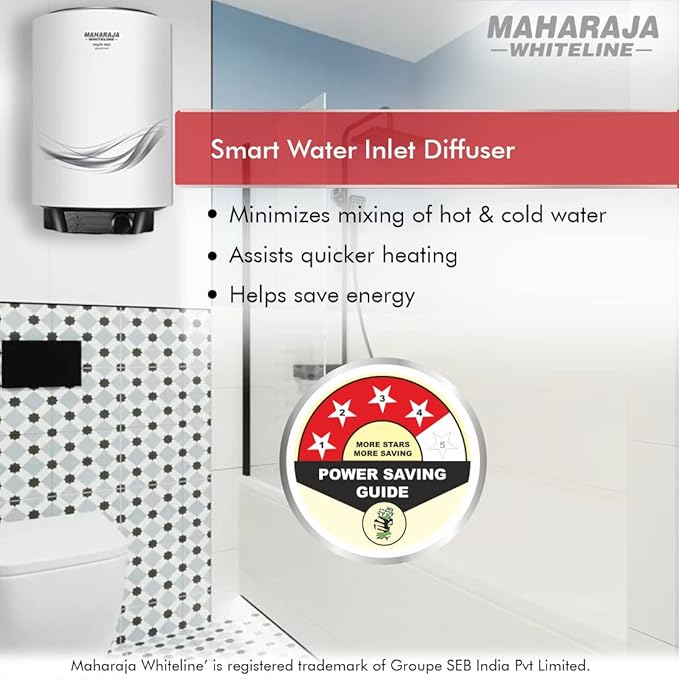 Maharaja Whiteline Aquic Neo Plus Water Heater/Geyser, 15 Liters
