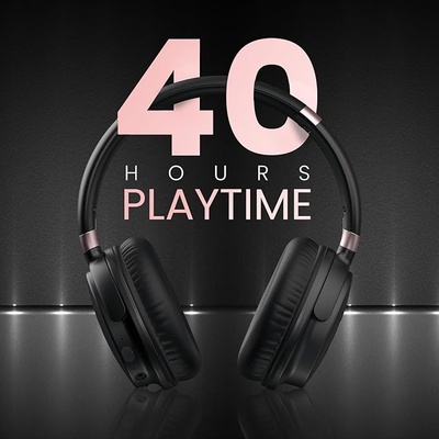 Portronics Muffs M3 Over Ear Headphones with ANC Enabled, Upto 40 Hours Playtime, in-Built Mic, 40mm Driver, Powerful Bass, Soft Ear Cushion, BT 5.3V, AUX in, Foldable Design, Type C Fast Charging Portronics Muffs M3 Over Ear Headphones with ANC Enabled, Upto 40 Hours Playtime, in-Built Mic, 40mm Driver, Powerful Bass, Soft Ear Cushion, BT 5.3V, AUX in, Foldable Design, Type C Fast Charging