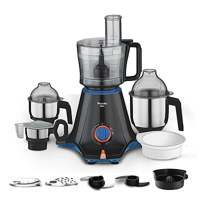 Preethi Zion Mixer Grinder for Kitchen - 4 Jars 750 Watt Mixie