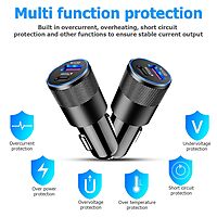 SSPEED • 3.1A Car Charger • Aluminum body JST 94
