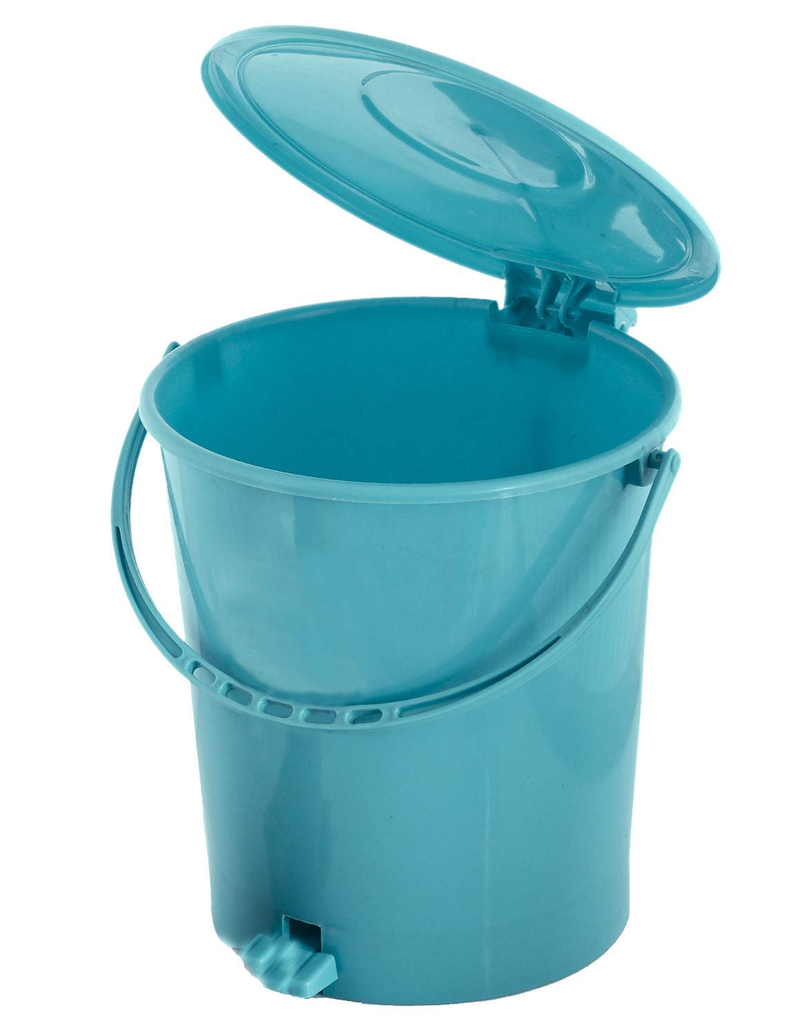 Multicolour Plastic Dustbin Garbage Bin with 10 Liters Pedal