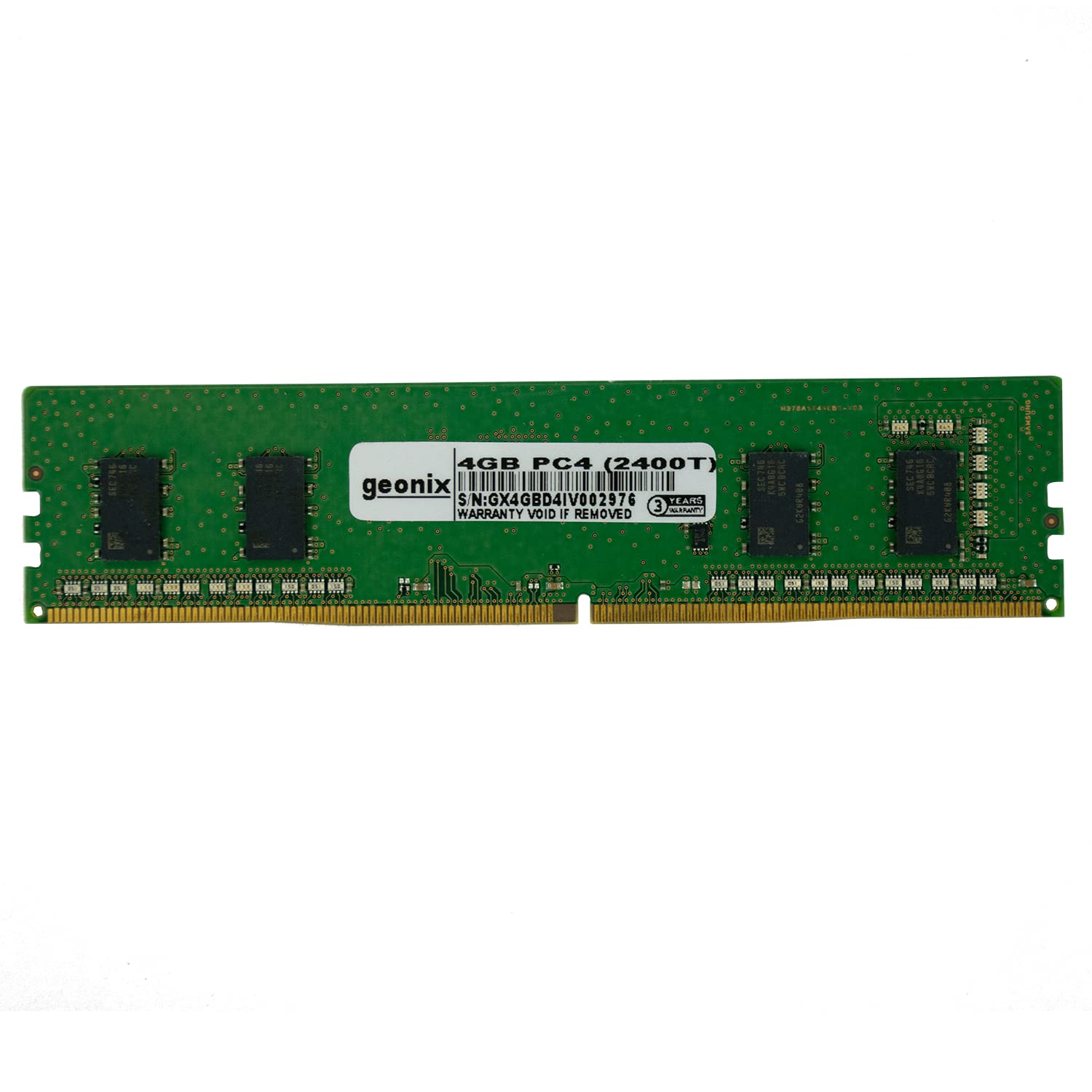 Geonix 4GB DDR4 2400T MHz RAM, (8x1) IC, 288 Pin, 5 Years Warranty, GXDRD44GB