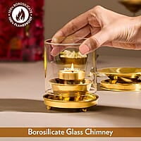 Borosil Medium Brass Diffuser