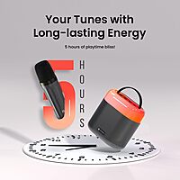 Portronics Dash 3 – 16W Bluetooth Speaker with Mic | Powerful Sound, Deep Bass & Hands-Free Calling for Parties & Music