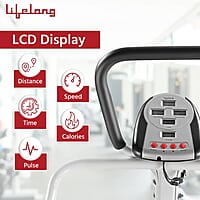 Lifelong LLTM144 Manual Multifunction 4 in 1 Treadmill (Jogger, Twister, Stepper and Push-up bar)