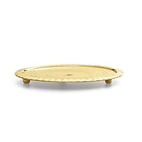 Borosil Akhand Diya (Large, Brass)