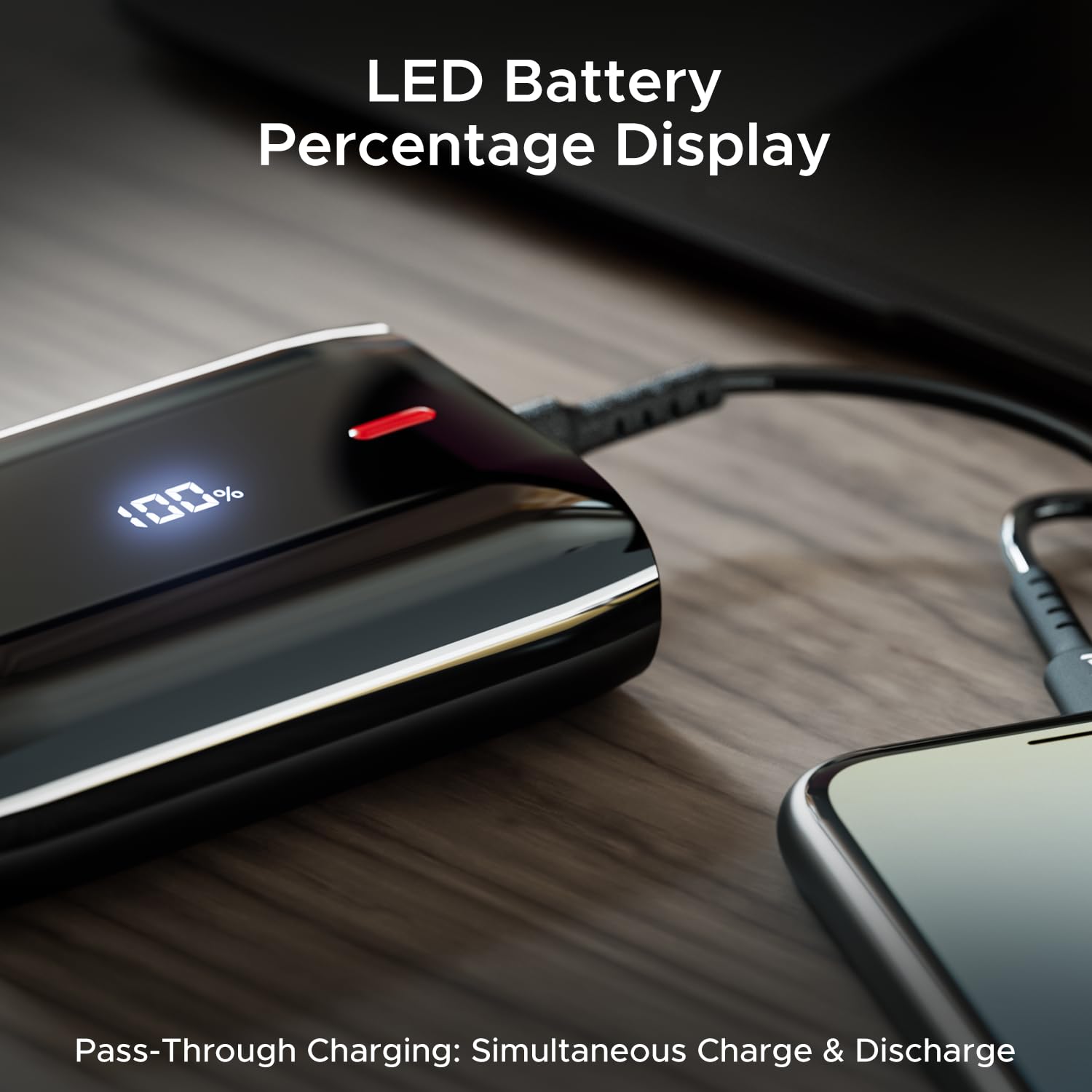 boAt EnergyShroom PB300 Air 10000mAh Power Bank (Carbon Black)