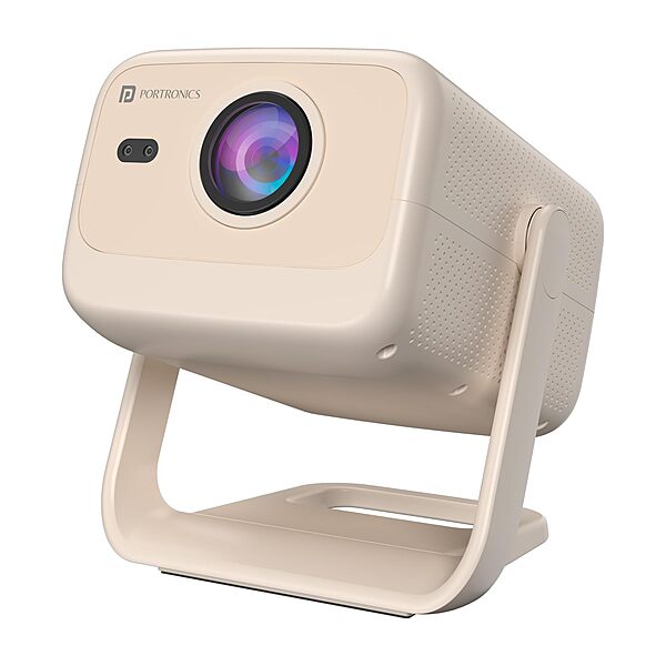 Portronics Beem 480 POR-2752 LED Projector – 5100 Lumens | 1080p | Android 9.0 | White