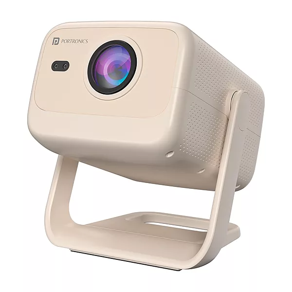 Portronics Beem 480 POR-2752 LED Projector – 5100 Lumens | 1080p | Android 9.0 | White