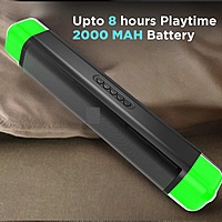 Bluei Rocker-R10 Soundbar with RGB LEDS, TWS Function & 2 Full Range Drivers Bluetooth Soundbar (Black, 2.0 Channel) Bluei Rocker-R10 Soundbar with RGB LEDS, TWS Function & 2 Full Range Drivers Bluetooth Soundbar (Black, 2.0 Channel)