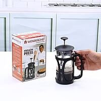 Wonderchef French Press Coffee & Tea Maker 350 ml 4 Level Filtration System