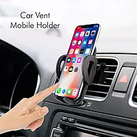 Portronics Clamp X POR-1101 – Car Vent Holder, Z-Black is a sleek and sturdy phone holder designed for easy access and secure placement in your car's air vent. Perfect for hands-free navigation!