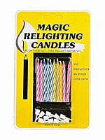 advancedestore Birthday Party Magic Relighting Candles (Includes 1 Packets of 10 Candles ) (Pack of 1)