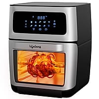Lifelong Digital Air Fryer Toaster Oven 12L Premium 1800-Watt Oven with 7-in-1 Functions