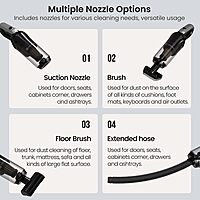 Portronics Mopcop 3 Cordless Vacuum Cleaner – Black: Lightweight, powerful suction, perfect for quick clean-ups. Sleek design, easy to maneuver.