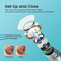 Portronics Cleansify – 1080p Ear Camera Wax Cleaner offers a high-definition view for ear cleaning. Its ergonomic design and easy-to-use app make ear hygiene simple and effective.