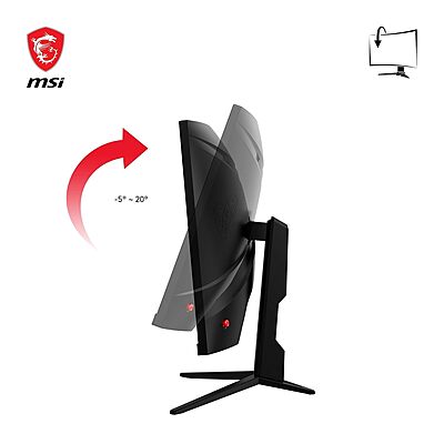 MSI, 23.6 Inch FHD Curved Gaming Monitor, G2422C