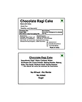 Ragi Chocolate Cake | with Dates | Vegan | Gluten Free