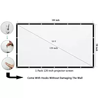 Tonzo Fabric 16:9 Projector Screen (100 Inch)