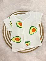 Premium Crinkled Muslin Cotton Jhabla (6-12Months) – With Sleeves