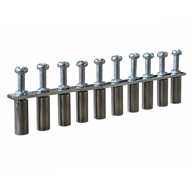 10-Way Metal Shorting Link | Jumper Plate (for 6mm Terminal Blocks)